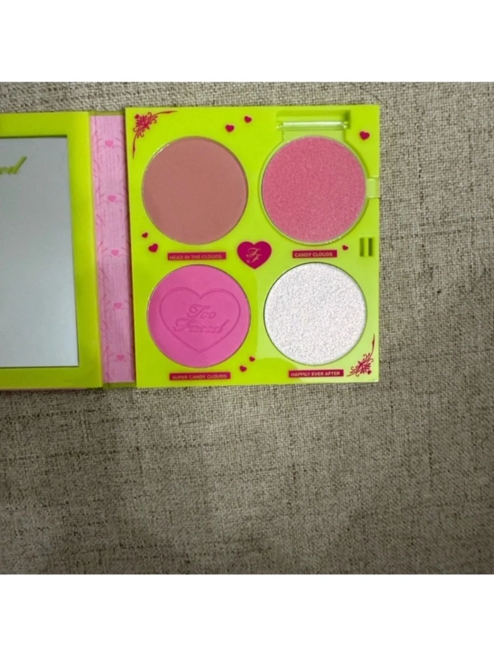 Too Faced Fairytale Crush Pink and Lime Eyeshadow Palette